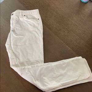 Michael Kors cream corduroy pant